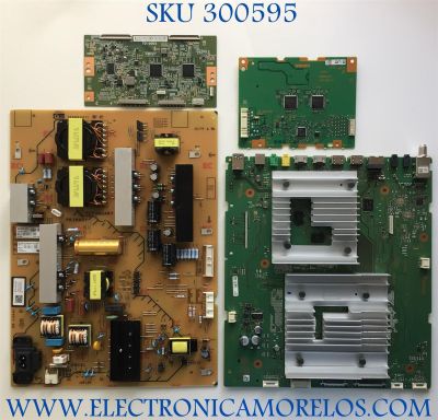 KIT DE TARJETAS PARA TV SONY 4K·UHD·HDR / MAIN A5027249A 484 / 1-010-115-21 / T-CON 34291100BG0311T / ST6451D03-5 / LED DRIVER A5026320A 488 / 1-006-902-11 / FUENTE 100611012 / 100660311 / APS-435 / PANEL YDBM065DCS11 / MODELO XR-65X90J / XR65X90J